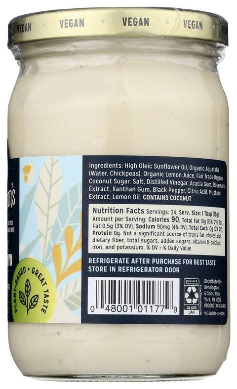 Sir Kensington's Classic Vegan Mayo - 12 fl oz.