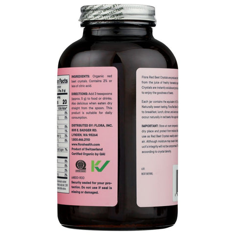 Flora Health Organic Red Beet Crystals - 7 oz