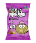 Sea Monsters Seaweed Puff Spicy Korean BBQ - 3.5 oz | Sea Monster Puffs | Vegan Black Market