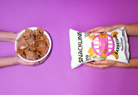 Snacklins Chips Barbeque Crisps - 3 oz