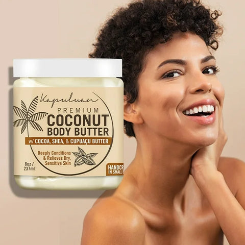 Kapuluan Premium Coconut Body Butter with Cocoa Shea And Cupuaçu Butter - 8 oz