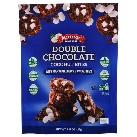 Jennies Double Chocole Coconut Bites - 5.25 oz | Vegan Black Market