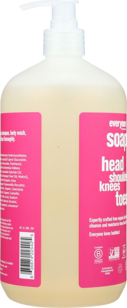 Everyone Kids Soap 3 in 1 Berry Blast Shampoo Body Wash Bubble Bath - 32 fl oz.