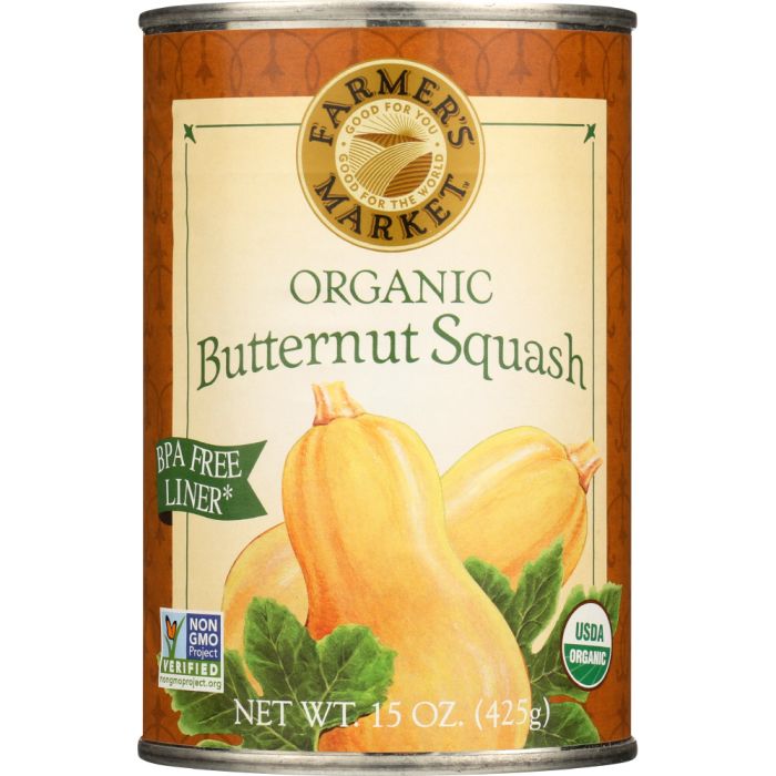 Farmer's Market Organic Canned Butternut Squash Puree,, 42% OFF