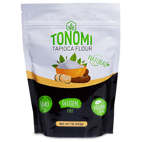 Tonomi Tapioca Flour - 1 lb | baking tapioca flour | Vegan Black Market |