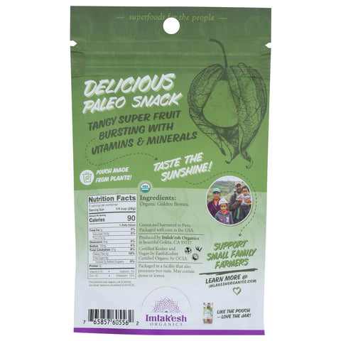 Imlak'esh Organics Dried Fruit Golden Berry - 2 oz
