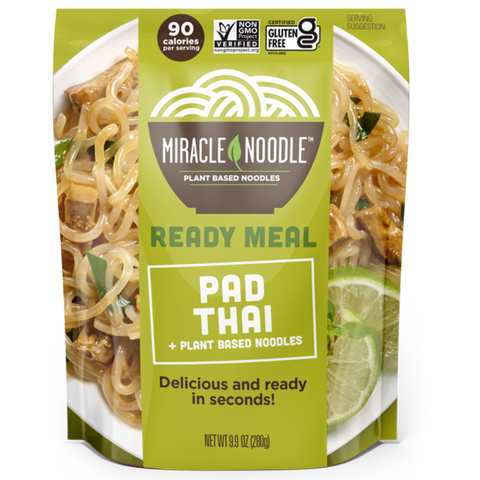 Miracle Noodle Pad Thai Plant Based Noodles - 9.9 oz. | Vegan Black Market