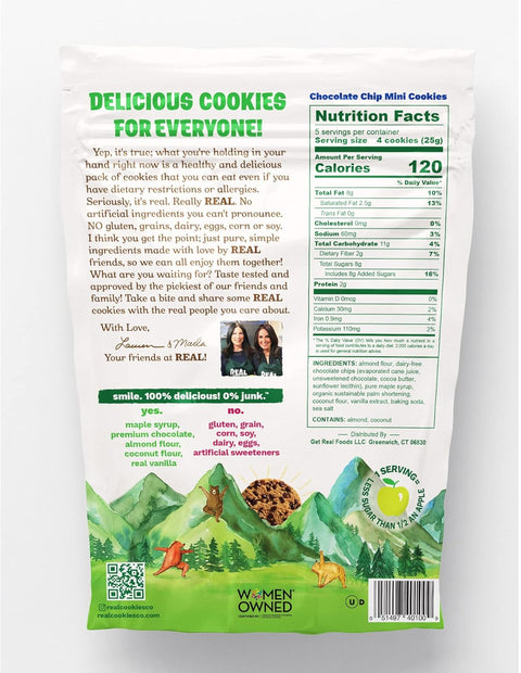 Real Cookies Cookie Poppers Chocolate Chip Minis - 4.5 oz