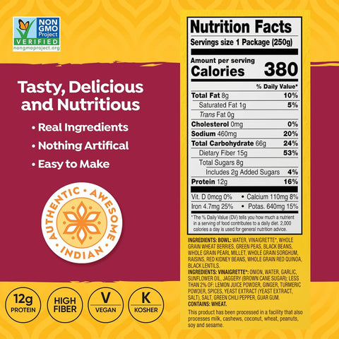 Tasty Bite Protein Bowl Indian Style - 8.8 oz