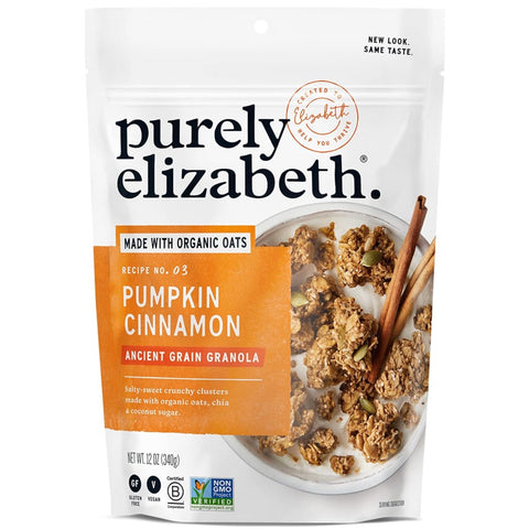 Purley Elizabeth Pumpkin Cinnamon Ancient Grain Granola - 12 oz | Vegan Black Market