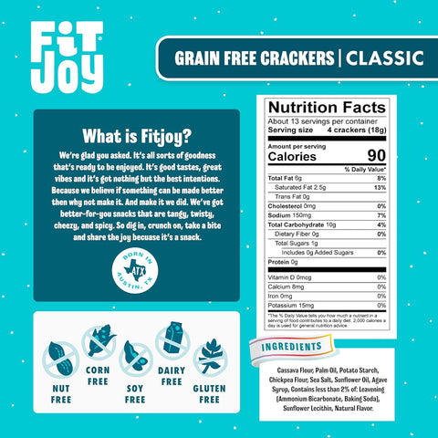 FitJoy Cracker Rounds Classic - 8 oz