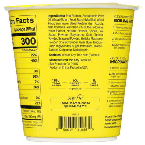 Immi Spicy Red Miso Cup Ramen - 2 oz