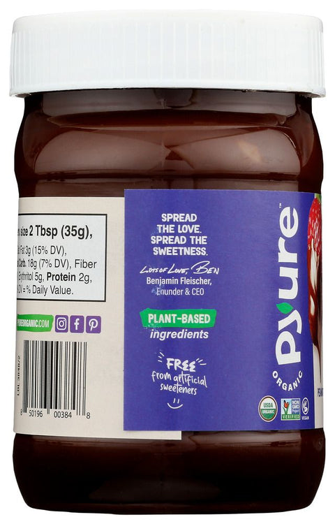 Pyure Hazelnut Spread With Cocoa Organic - 13 oz.