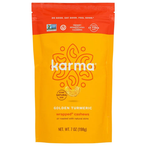 Karma Golden Turmeric Cashews - 7 oz | Vegan Black Market