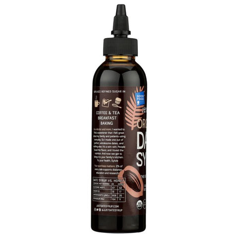 Just Date Syrup Organic California Dates Syrup - 8.8 oz