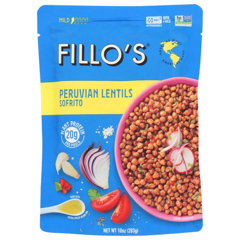 Fillo's Beans and Sofrito Peruvian Lentils - 10 oz. | Vegan Black Market