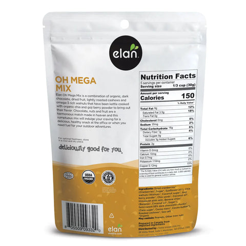 Elan Organic Oh Mega Mix - 4.8 oz