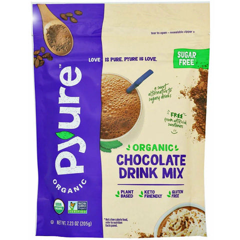 Pyure Organic Chocolate Drink Mix - 7.23 oz. | Vegan Black Market