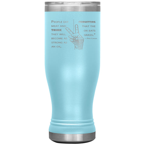 Pino Caruso Ox Quote BOHO Insulated Tumbler 20oz