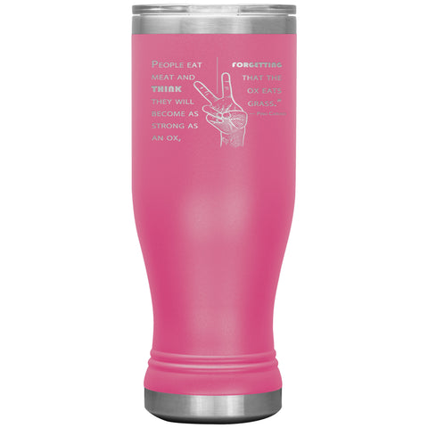 Pino Caruso Ox Quote BOHO Insulated Tumbler 20oz