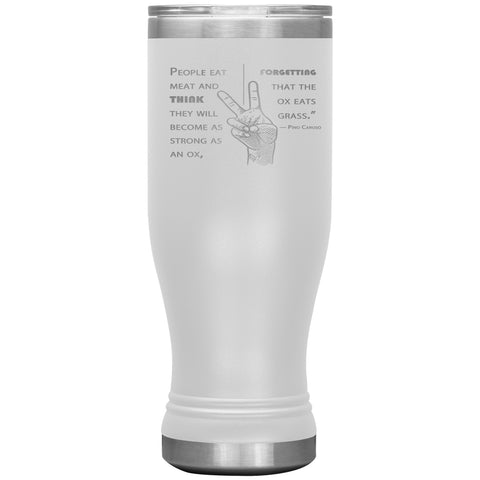 Pino Caruso Ox Quote BOHO Insulated Tumbler 20oz