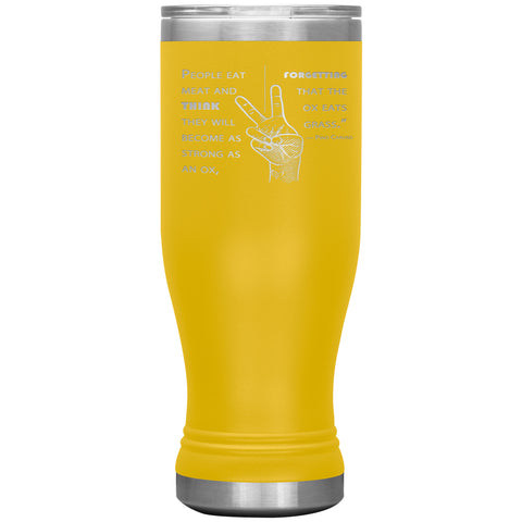 Pino Caruso Ox Quote BOHO Insulated Tumbler 20oz
