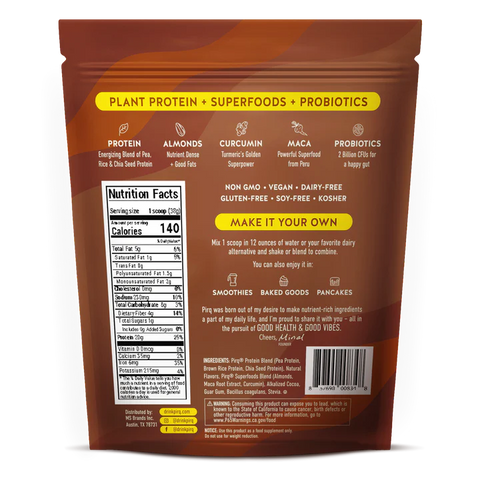 Priq Plant Protein Powder Decadent Chocolate - 1.17 lb