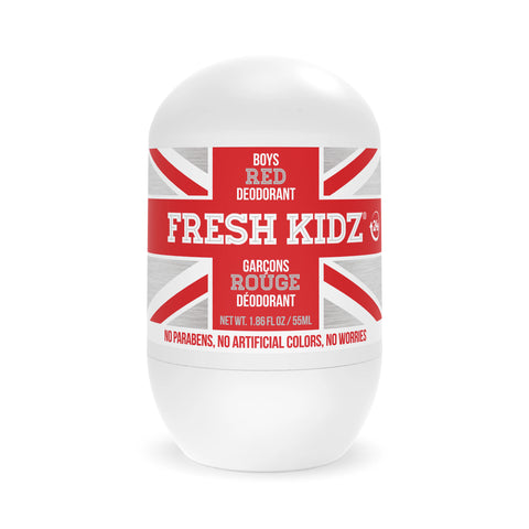 Fresh Kidz Boys Blue Roll On Deodorant  - 1.86 fo | Tween Deodorant | Kids Deodorant | Vegan Black Market