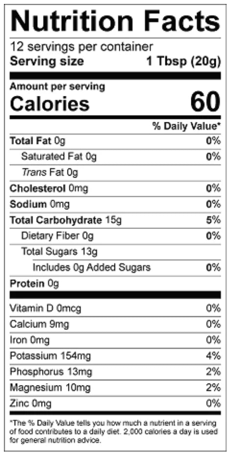 Just Date Syrup Organic California Dates Syrup - 8.8 oz