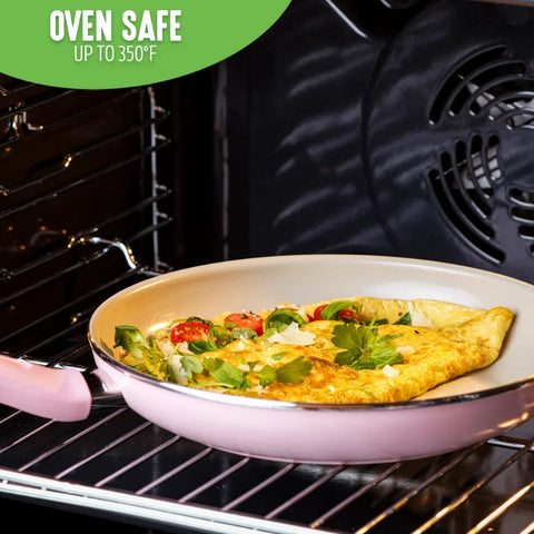 GreenLife Ceramic Nonstick Pink Cooking Pots & Pans 15pc Set