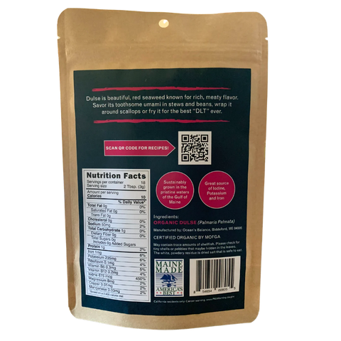 Oceans Balance Organic Whole Leaf Dulse - 2 oz