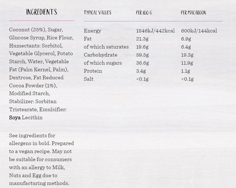 Mrs Crimble's Vegan Mcaroons Chocolate- 7.8 oz