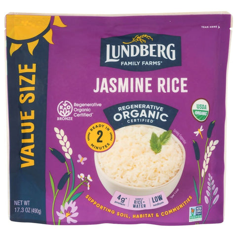 Lundberg Regenerative Organic Jasmine Rice - 17.3 oz