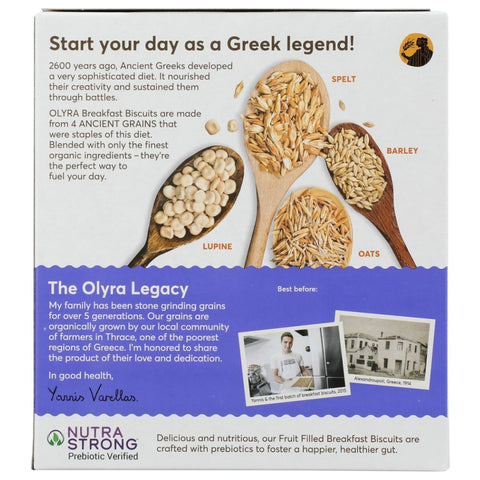 Olyra Blueberry Fruit Filled Breakfast Biscuits - 5.28 oz