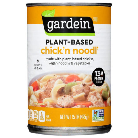 Gardein Soup | Plant-Based Chick'n Noodl Plant Based Soup- 15 oz. | Vegan Chicken Noodle Soup Vegan Black Market