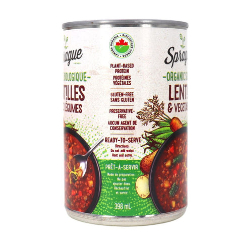 Sprague Organic Lentil Soup with Vegetables - 15 oz.