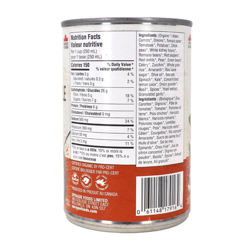 Sprague Organic Tuscany Style Minestrone - 15 oz.