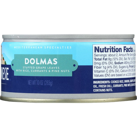 Peloponnese Dolmas Stuffed Grape Leaves- 10 oz