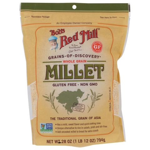 Bob's Red Mill Whole Grain Millet - 28 oz | Vegan Black Market