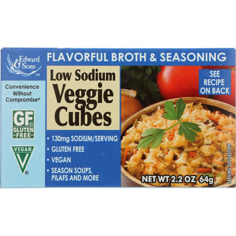Edward & Sons Garden Veggie Low Sodium Veggie Cubes - 2.2 oz