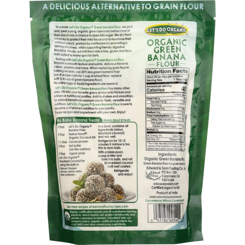 Let's Do Organic Green Banana Flour - 14 oz