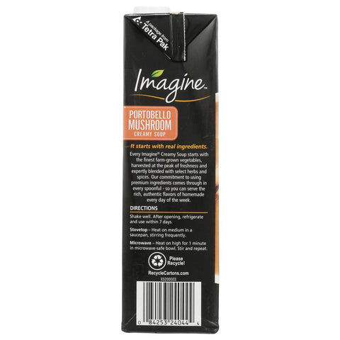 Imagine Foods Portobello Mushroom Creamy Soup - 32 oz