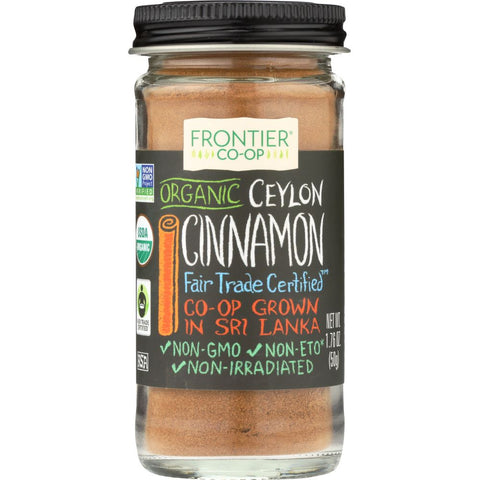 Frontier Ground Organic Ceylon Cinnamon - 1.76 oz | Vegan Black Market