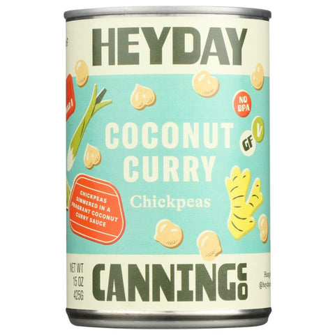 Heyday Canning Co Coconut Curry Chickpeas - 15 oz | Vegan Black Market