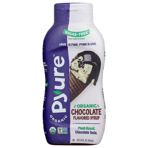 Pyure Sugar Free Organic Chocolate Syrup - 14 fl oz | Vegan Black Market