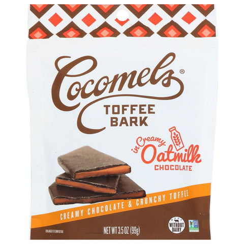 Cocomels Toffee Bark Oatmilk Choclate - 3.5 oz | Vegan Black Market