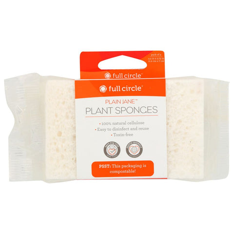 Full Circle Home Plastic Free Plant Sponges - 3 ea | Vegan Black Market