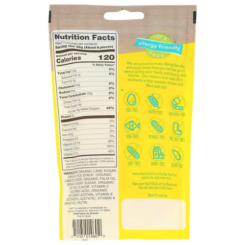 Yumearth Organic Ginger Lemon Chews - 3 oz