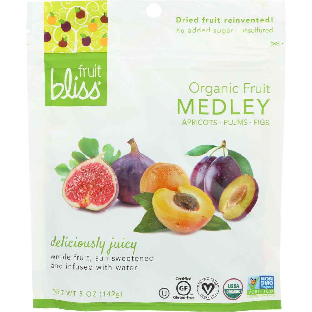 Fruit Bliss Organic Fruit Medley Apricot, Fig and Plum - 5 oz