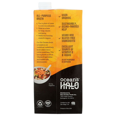 Oceans Halo Vegan No Chicken Broth - 32 oz